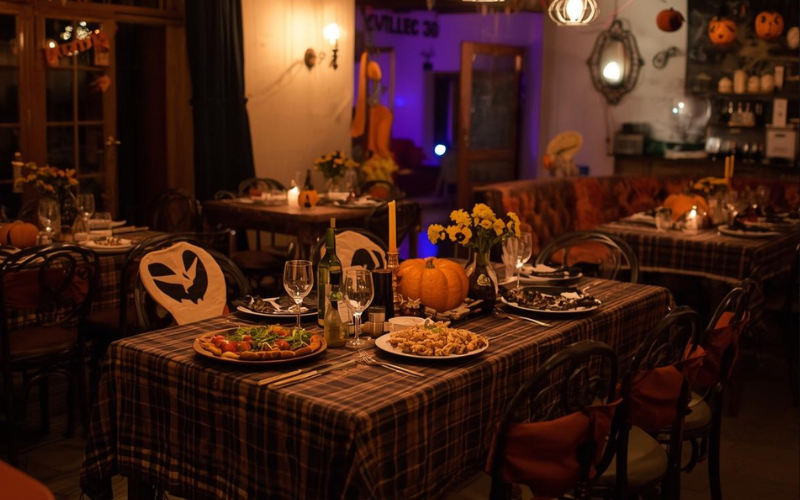 Cena de Halloween en Hostal Villa Lodosa